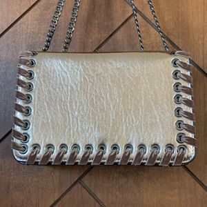 Jessica Simpson Rose Gold Crossbody Purse.